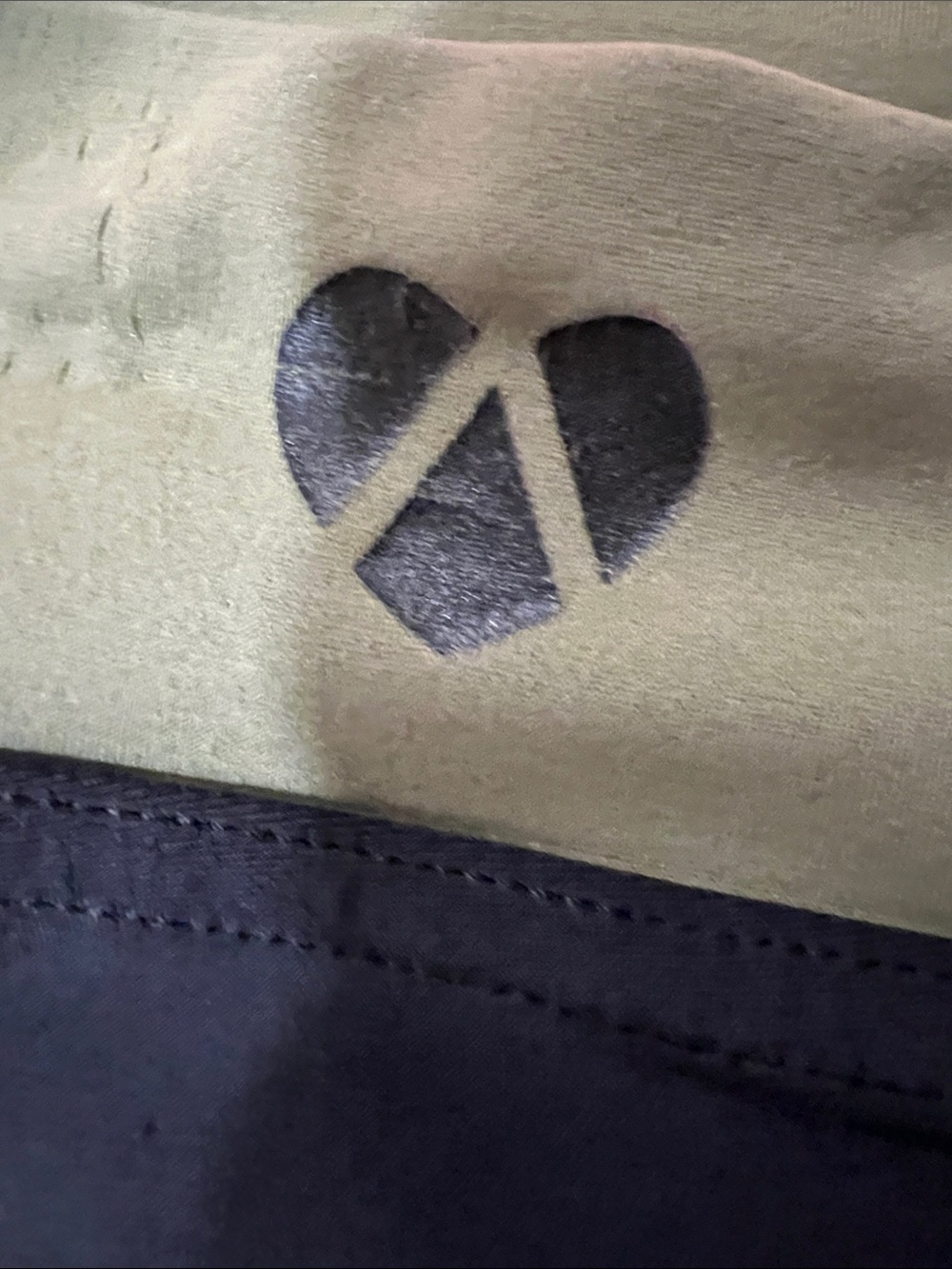 Mahiku Two-Tone Olive & Black High-Rise Leggings - Picture 3 of 8